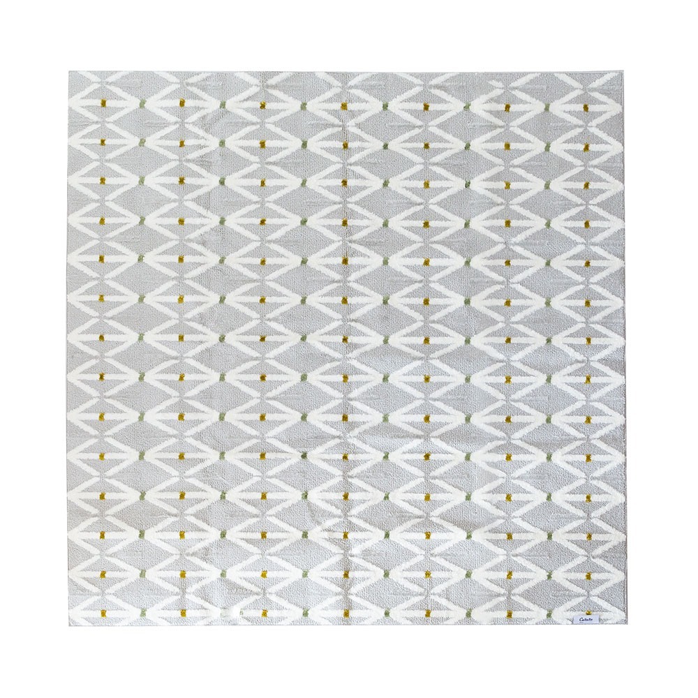 ラグマット カーペット タフト 約185×185cm ラグ リビング 洗濯可 国産 長方形 オール幾何学模様 北欧 96040 | ブランド登録なし | 02