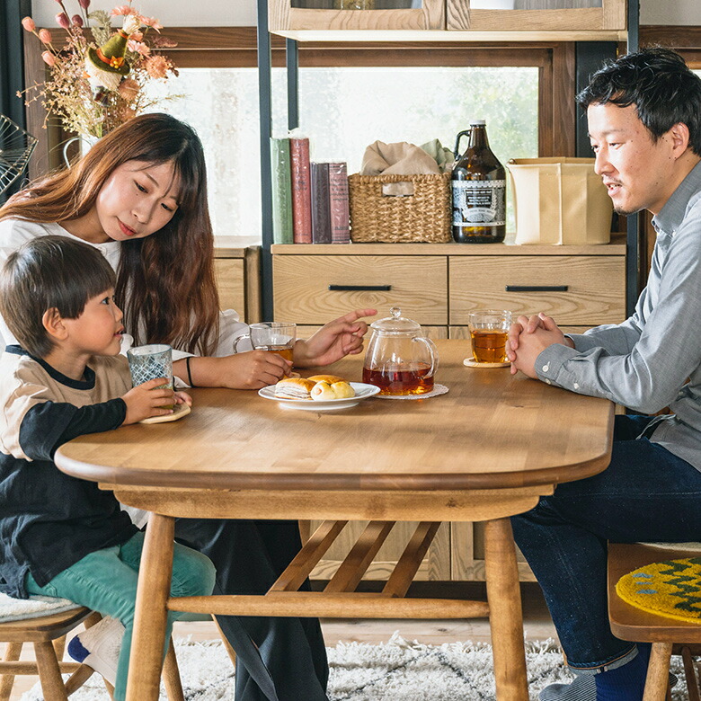関家具 ダイニング テーブル リビング 食卓 センター 木製 幅