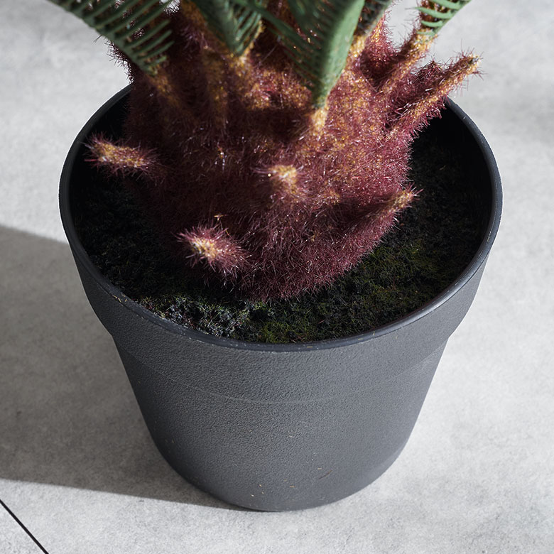 フェイク グリーン ソテツ 高さ 47cm 人工 観葉 植物 オブジェ 造花 フェイク グリーン ソテツ 高さ 47cm 人工 観葉 植物 オブジェ 造花