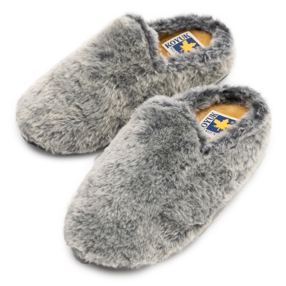 スリッパ ルームシューズ ファー サボ 室内履き サンダル 男前 ラバーソール あったか レディース ブラック ネイビー グレー 無地 S M L 99700 | ブランド登録なし | 09