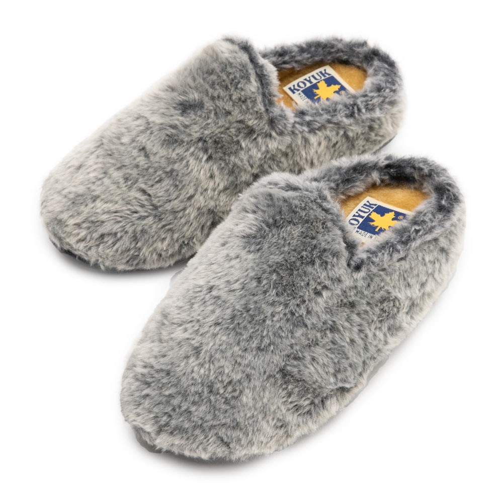 スリッパ ルームシューズ ファー サボ 室内履き サンダル 男前 ラバーソール あったか レディース ブラック ネイビー グレー 無地 S M L 99700 | ブランド登録なし | 08