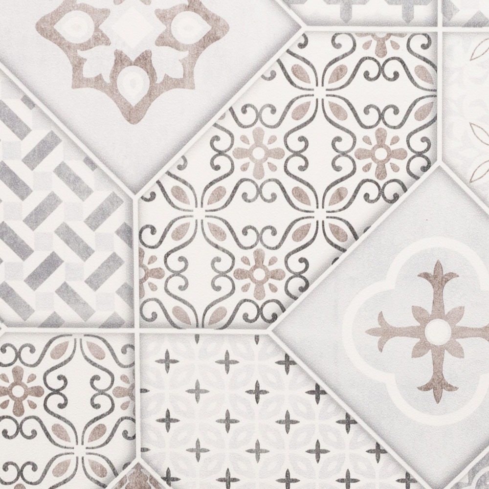 壁紙 はがせる モザイクタイル柄 フリース壁紙  ウォールシート DIY リフォーム 補修 クロス 賃貸 おしゃれ 9990 | ブランド登録なし | 02