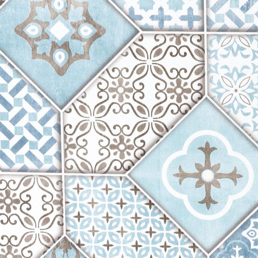 壁紙 はがせる モザイクタイル柄 フリース壁紙  ウォールシート DIY リフォーム 補修 クロス 賃貸 おしゃれ 9990 | ブランド登録なし | 01