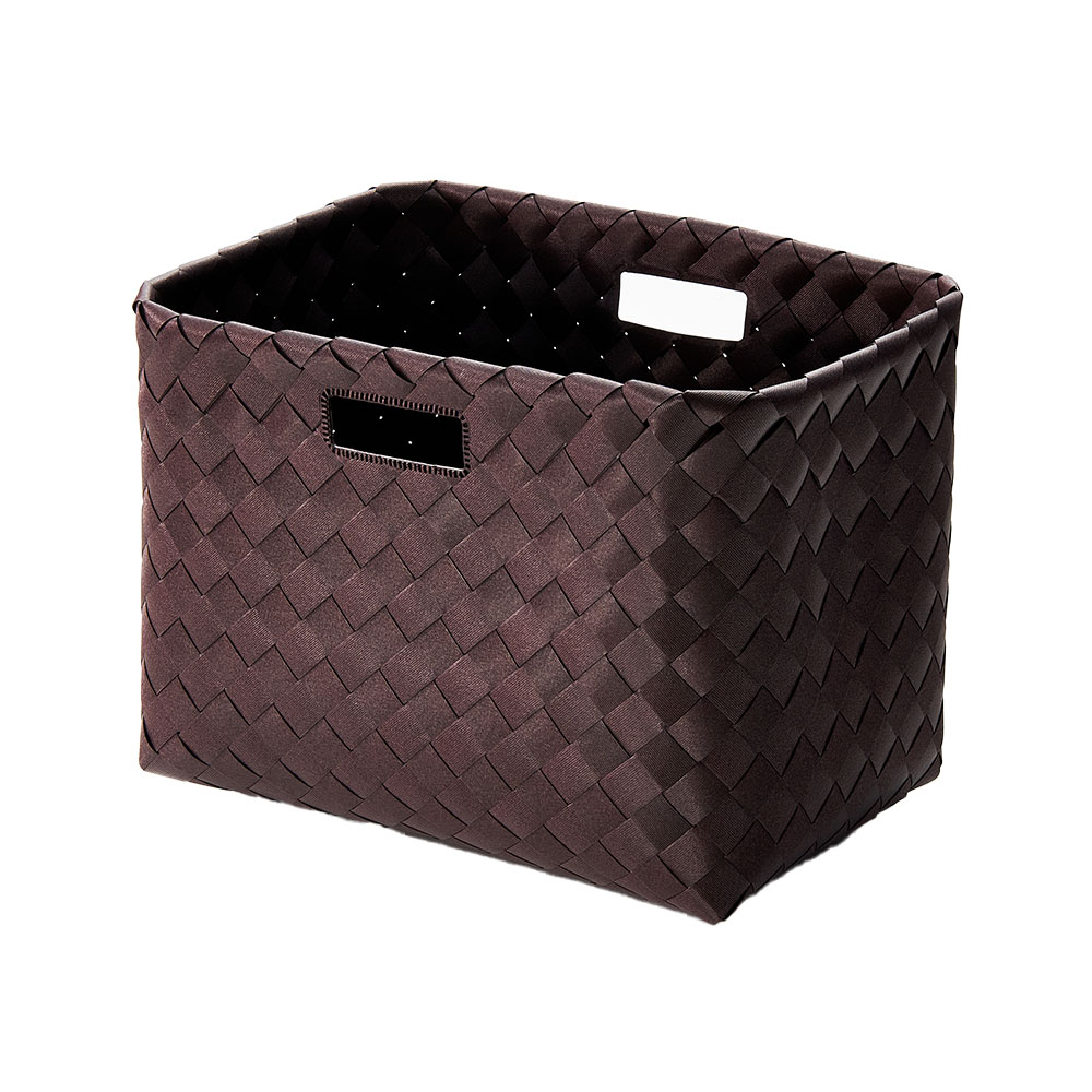 かご バスケット 洗える 持ち手付き 白樺風 籠 ポリエチレン 深型タイプ 丸洗い 収納 カラー ボックス 対応 おしゃれ 北欧 韓国 インテリア  西海岸 b-66 | ELEMENTS（インテリア） | 02