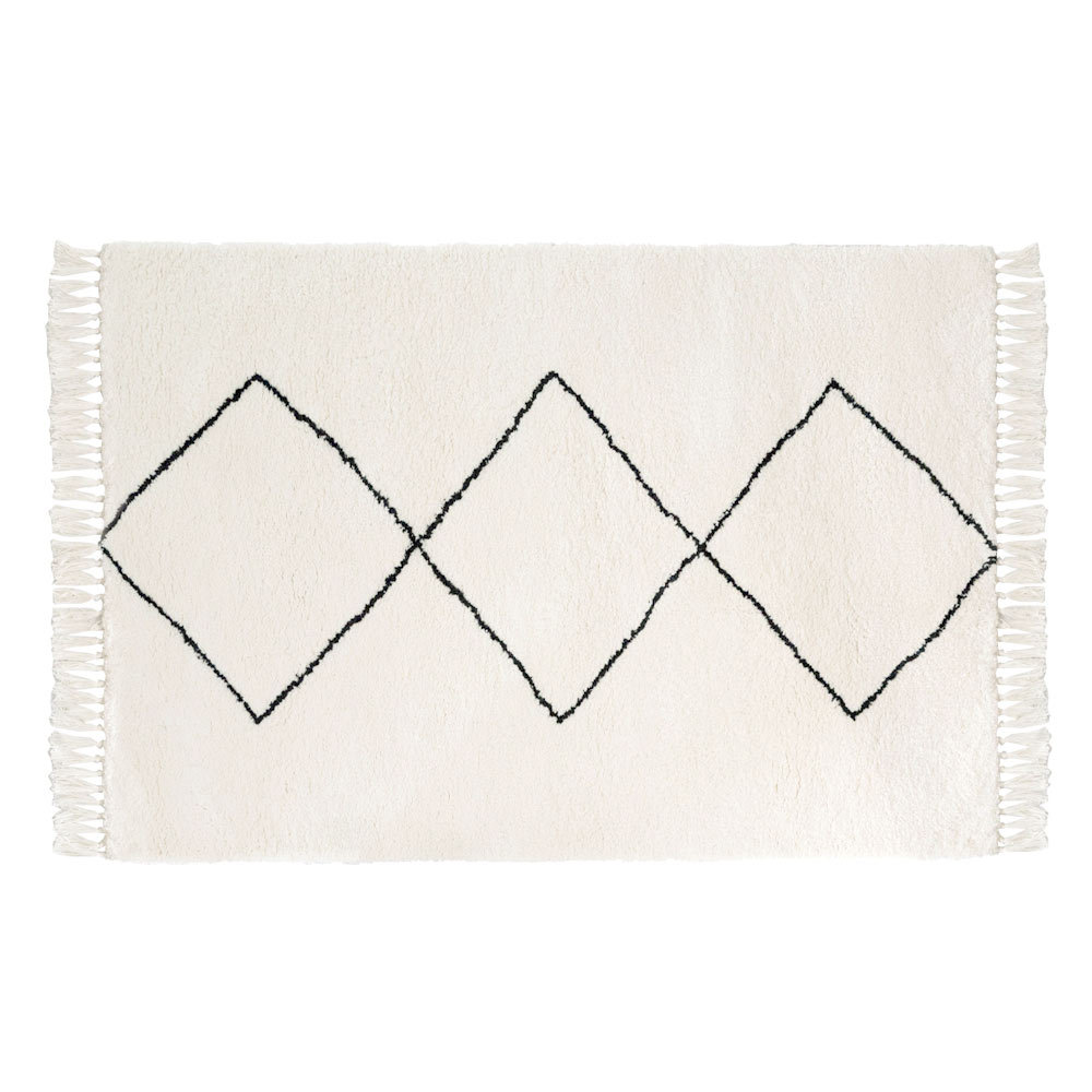 ラグ ラグマット 約 130×190cm ベニオワレン風 メッシュ 長方形 室内 カーペット ホットカーペット 床暖房対応 おしゃれ 北欧 b1d-83 | ELEMENTS（インテリア） | 02