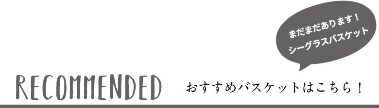 おすすめのシーグラスバスケットはこちらから！