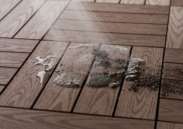 水はけが良く、お掃除簡単