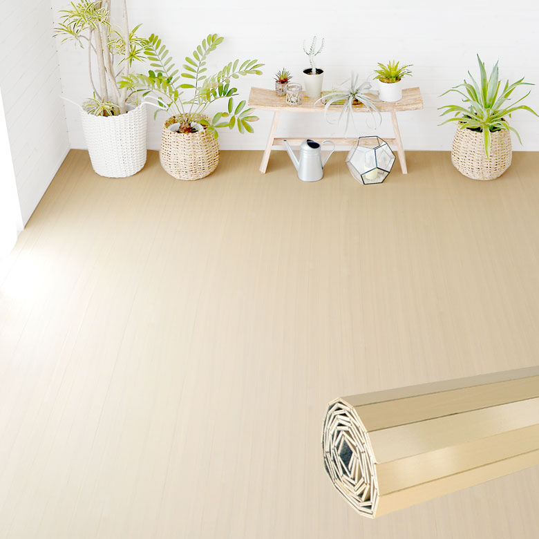 ウッドカーペット 6畳 団地間 243×345cm 床材 フローリング材 抗菌 消臭 天然木 エコキメラ DIY 簡単 敷くだけ 1梱包 cs-00-d60 | ELEMENTS（インテリア） | 04