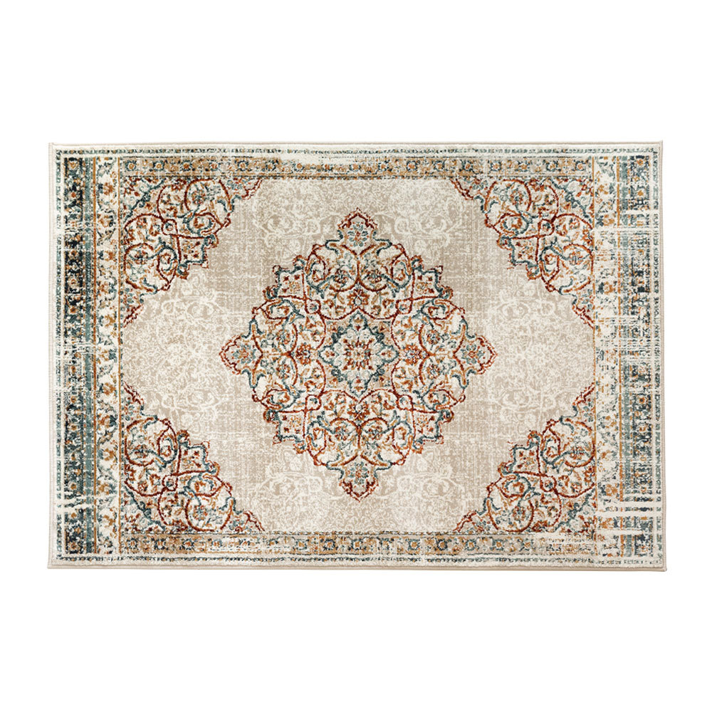 ラグ マット 約 130×190cm ペルシャ 絨毯 風 アンティーク風 カーペット 長方形 おしゃれ オールシーズン クラシック エスニック オリエンタル eg8410 | ELEMENTS（インテリア） | 02