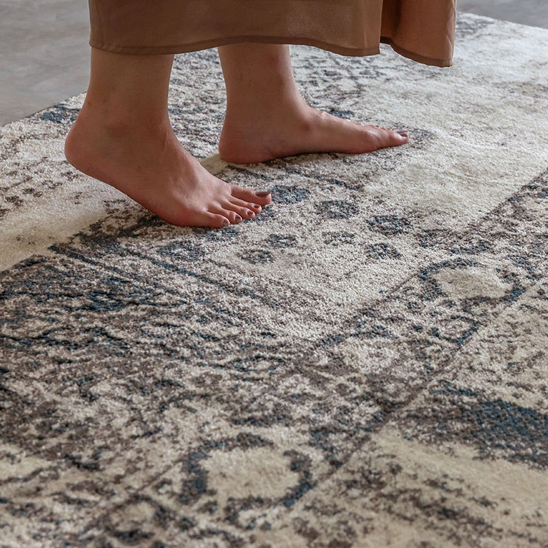 ラグ ラグマット 約 133×190 cm ヴィンテージ風 ビンテージ風 ラグ ラグマット 約 133×190 cm ヴィンテージ風 ビンテージ風