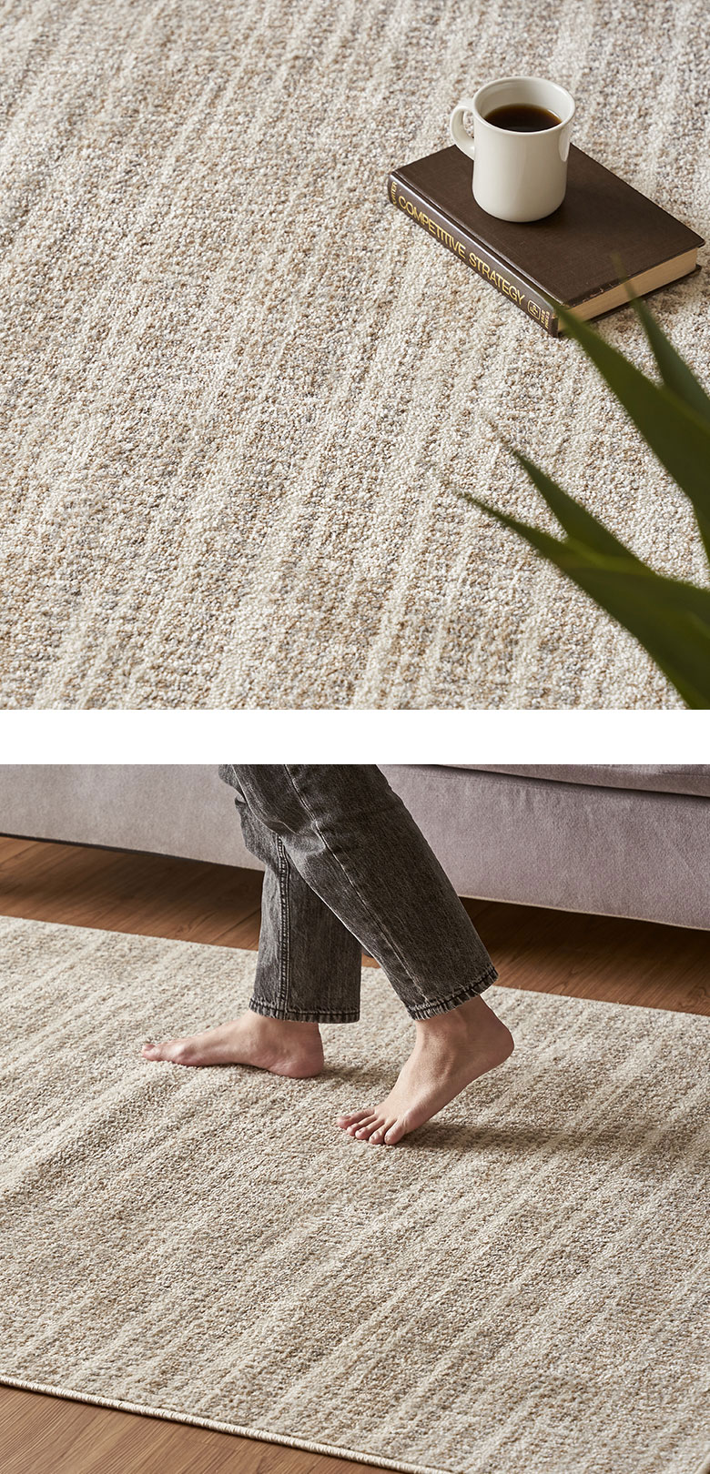 おしゃれなデザインラグ