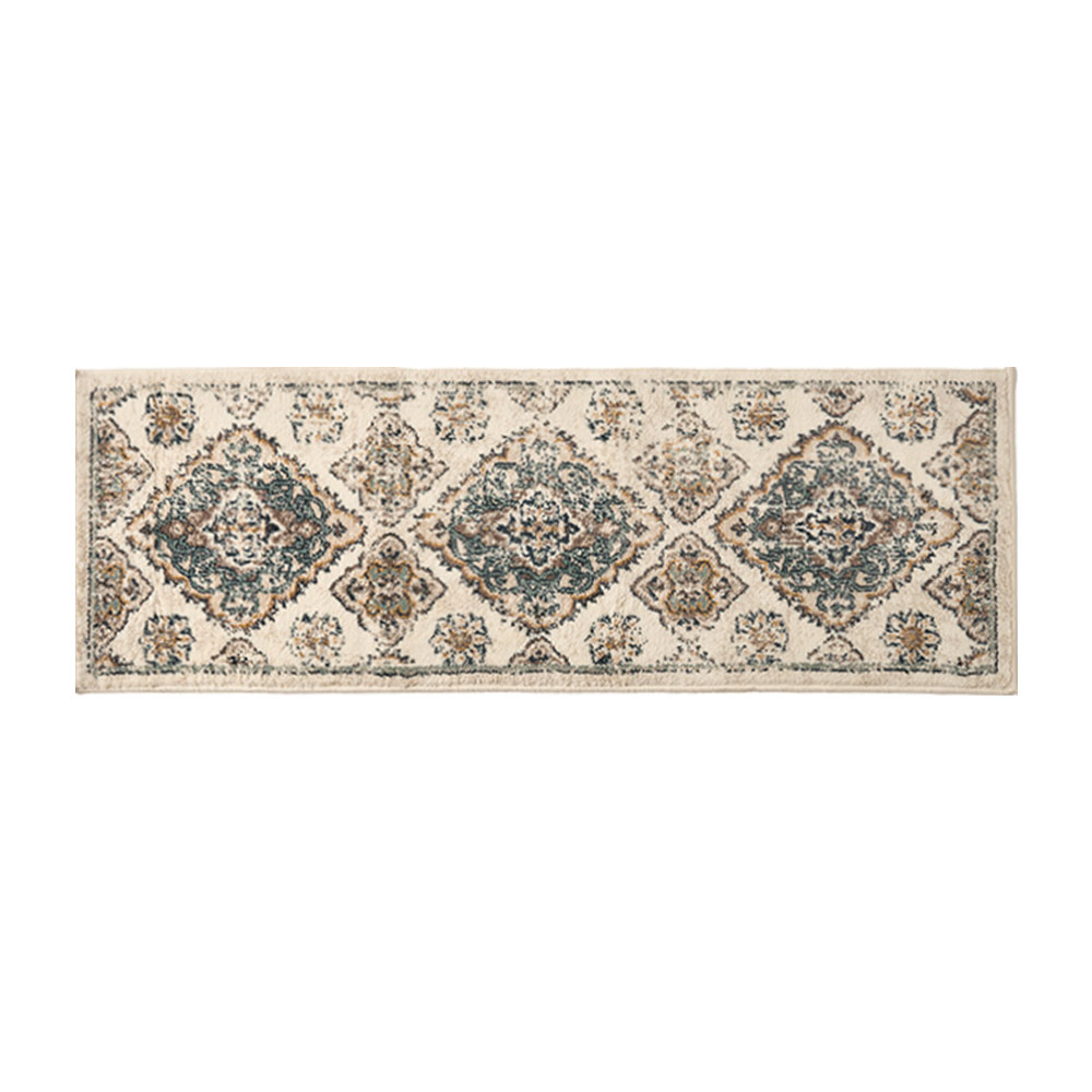 キッチンマット 150 マット 台所 50×150cm ロング ウィルトン織 オリエンタル柄 ペルシャ絨毯風 床暖房 おしゃれ 北欧 リゾート インテリア 西海岸 eg84357 | ELEMENTS（インテリア） | 02