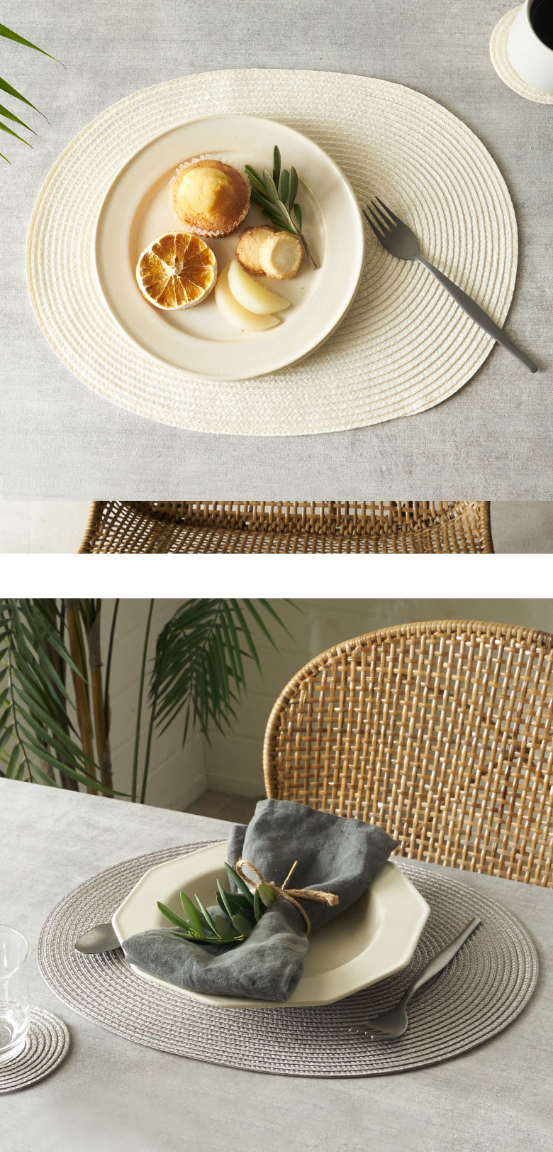 テーブルセッティングに欠かせないプレースマット