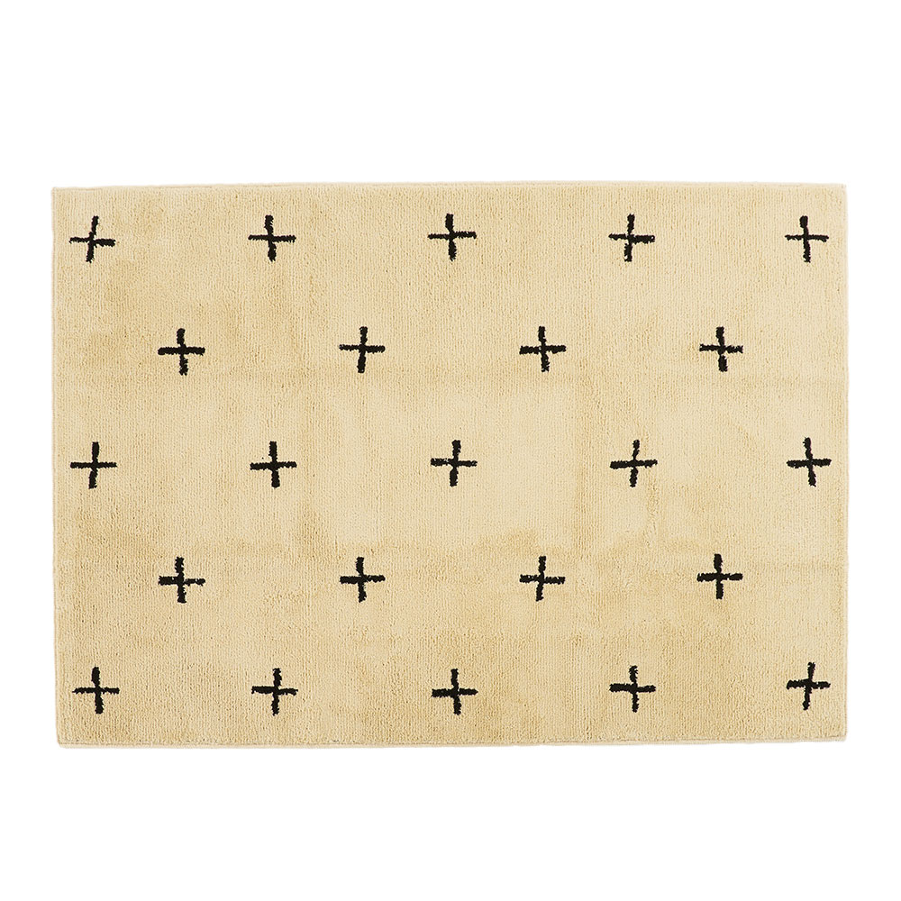 日本製 ラグ マット 約 135×185cm 国産 防ダニ 抗菌 防臭 洗える ホット カーペット 床暖房 可 春 夏 秋 冬 オールシーズン おしゃれ 北欧 雑貨 西海岸風 84351 | ELEMENTS（インテリア） | 02