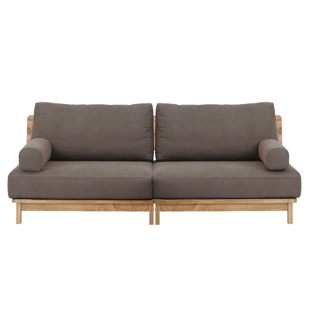 200cm ソファ 3人掛け ソファー 肘なし 開梱設置付き 座面が広いソファ 3人 アームレス 無垢 フェザー おしゃれ 北欧 リゾート 家具 インテリア 西海岸 94866 | 関家具 | 01