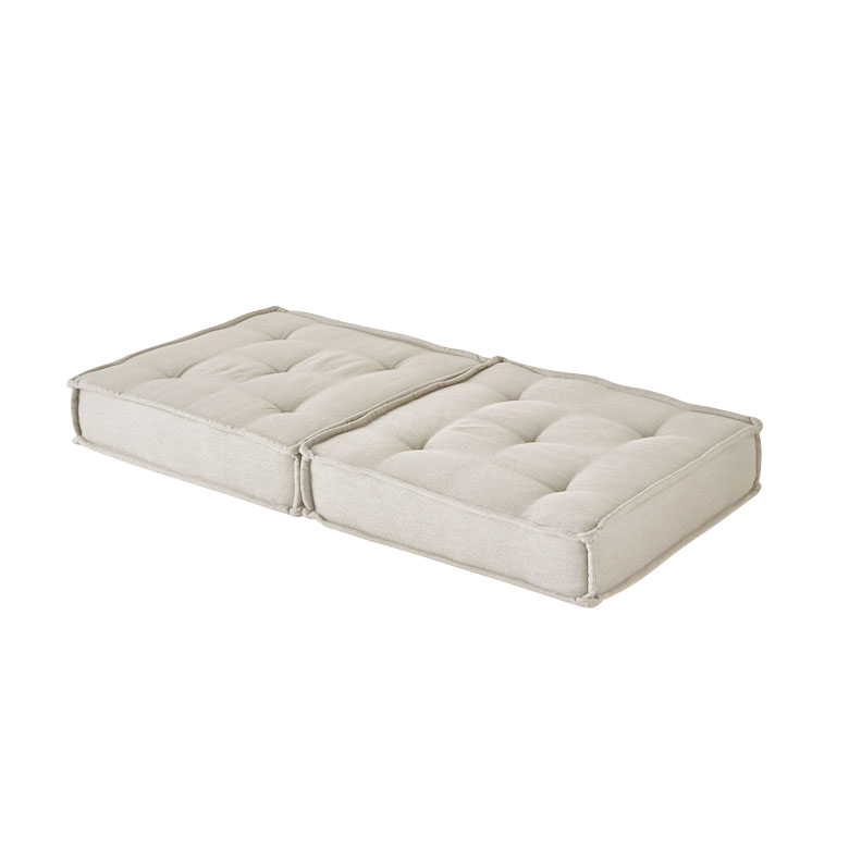 ローソファー 2人掛け ソファ 二人掛け ソファー ワイド フロア 背もたれなし オットマン フロアクッション 北欧 リゾート 家具 インテリア 西海岸 stc2-67200 | ELEMENTS（インテリア） | 01