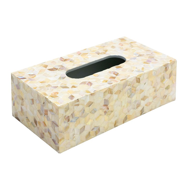 ティッシュケース シェル アジアン おしゃれ ティッシュカバー ティッシュボックス ティッシュホルダー 貝殻 リゾート アジア工房 t-vn5111 | ブランド登録なし | 02