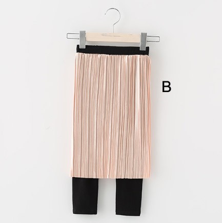 キッズ　ジュニア　ボトムス　ブリーツスカート　無地　レギンス　ミディ丈スカート　カジュアル　女の子　可愛い　キュート　ナチュラル　お出かけ　発表会　結婚式　お呼ばれ　おしゃれ　ブラック　ピンク　レッド　送料無料