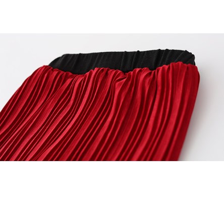 キッズ　ジュニア　ボトムス　ブリーツスカート　無地　レギンス　ミディ丈スカート　カジュアル　女の子　可愛い　キュート　ナチュラル　お出かけ　発表会　結婚式　お呼ばれ　おしゃれ　ブラック　ピンク　レッド　送料無料