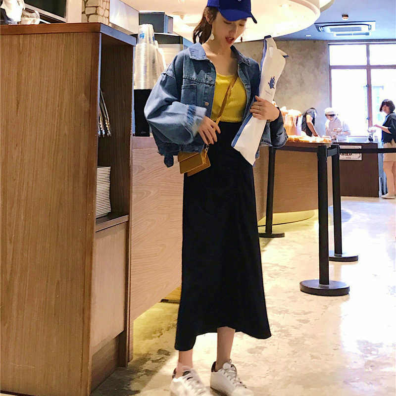 レディース 韓国ファッション 3点セット ジージャン タンクトップ 