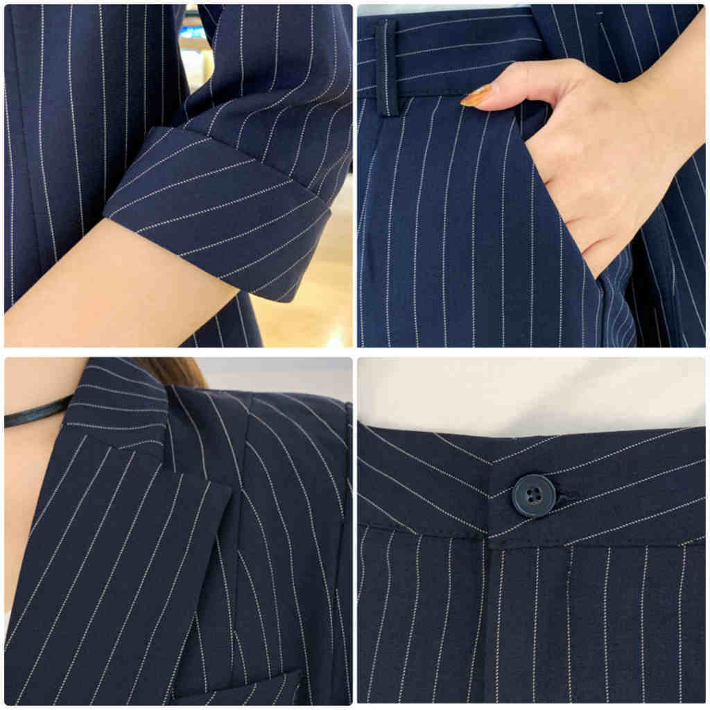 レディース 韓国ファッション セットアップ パンツスーツ 長袖