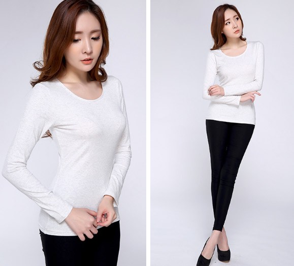 レディース　ロングTシャツ　無地　長袖　カットソー　ラウンドネック　ベーシック　トップス　カジュアル　キュート　大人　可愛い　フェミニン　おしゃれ　お出かけ　デイリー　ピンク　ブラック　ホワイト　グレー　レッド　S　Ｍ Ｌ　XL　XXL　大きいサイズ　送料無料