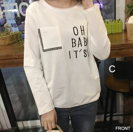 レディース　カットソー　刺繍　長袖　ロングTシャツ　ロンT　ラウンドネック　ベーシック　トップス　カジュアル　キュート　大人　可愛い　フェミニン　おしゃれ　お出かけ　デイリー　ピンク　グリーン　パープル　ブラック　　フリーサイズ　ワンサイズ　送料無料