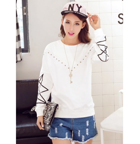 レディース　カットソー　プリント　長袖　ロングTシャツ　ロンT　ラウンドネック　ベーシック　トップス　カジュアル　キュート　大人　可愛い　フェミニン　おしゃれ　お出かけ　デイリー　ピンク　グレー　ホワイト　ブラック　Ｍ　Ｌ　XL　XXL　XXXL　サイズ　送料無料