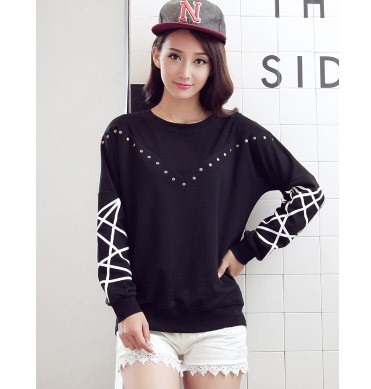 レディース　カットソー　プリント　長袖　ロングTシャツ　ロンT　ラウンドネック　ベーシック　トップス　カジュアル　キュート　大人　可愛い　フェミニン　おしゃれ　お出かけ　デイリー　ピンク　グレー　ホワイト　ブラック　Ｍ　Ｌ　XL　XXL　XXXL　サイズ　送料無料