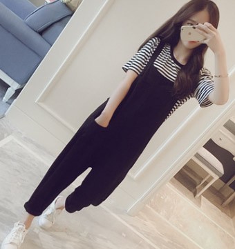 レディース　サロペット　オーバーオール　パンツ　ボトムス　カジュアル　キュート　可愛い　フェミニン　セクシー　きれいめ　エレガント　おしゃれ　お出かけ　お呼ばれ　デイリー　ブラック　黒色　S　M　L　XL　XXL　XXXL　大きいサイズ　送料無料