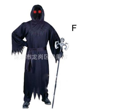 レディース　メンズ　コスチューム　死神　ゾンビ　ゴースト　死天使　お化け　コスプレ　衣装　アニメ　フリーサイズ　本格派　リアルデザイン　公演　演劇　ハロウィン　イベント　パーティ　仮装　ブラック　グレー　ベージュ　レッド　送料無料