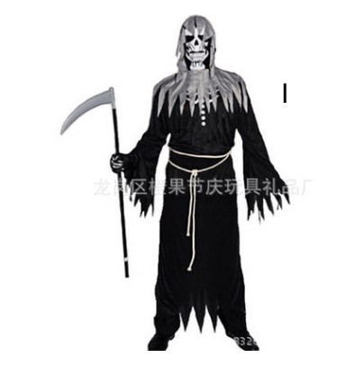 レディース　メンズ　コスチューム　死神　ゾンビ　ゴースト　死天使　お化け　コスプレ　衣装　アニメ　フリーサイズ　本格派　リアルデザイン　公演　演劇　ハロウィン　イベント　パーティ　仮装　ブラック　グレー　ベージュ　レッド　送料無料