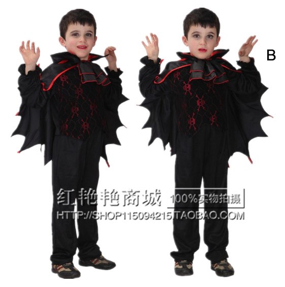 レディース　メンズ　キッズ　ジュニア　コスチューム　ヴァンパイア　吸血鬼　蝙蝠　コスプレ　衣装　フリーサイズ　本格派　リアルデザイン　公演　演劇　ハロウィン　イベント　パーティ　仮装　ブラック　送料無料