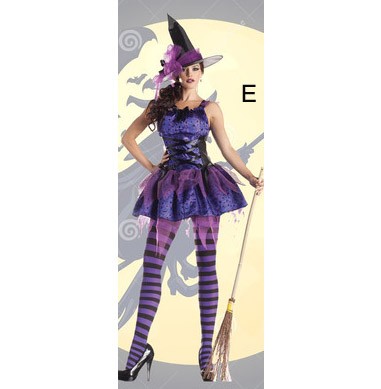 レディース　コスチューム　魔女　悪魔　魔法使い　占い師　妖精　コスプレ　衣装　フリーサイズ　本格派　リアルデザイン　公演　演劇　ハロウィン　イベント　パーティ　仮装　ブラック　送料無料