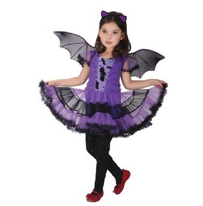 キッズ　ジュニア　コスチューム　魔女　悪魔　魔法使い　占い師　妖精　コスプレ　衣装　フリーサイズ　本格派　リアルデザイン　公演　演劇　ハロウィン　イベント　パーティ　仮装　パープル　ブラック　オレンジ　送料無料
