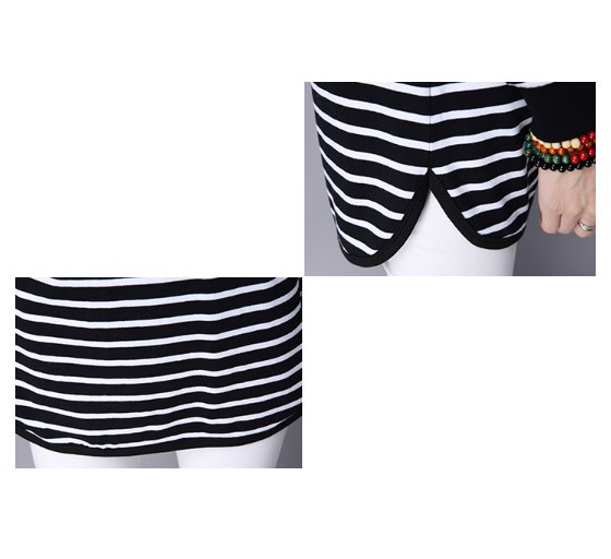 レディース　ボーダー　カットソー　Tシャツ　ヘンリーネック　長袖　ロングスリーブ　トップス　カジュアル　キュート　大人　可愛い　フェミニン　おしゃれ　お出かけ　デイリー　ブラック　ネイビー　黒　紺色　S　M　Ｌ　XL　2XL　3XL　4XL　大きいサイズ　送料無料