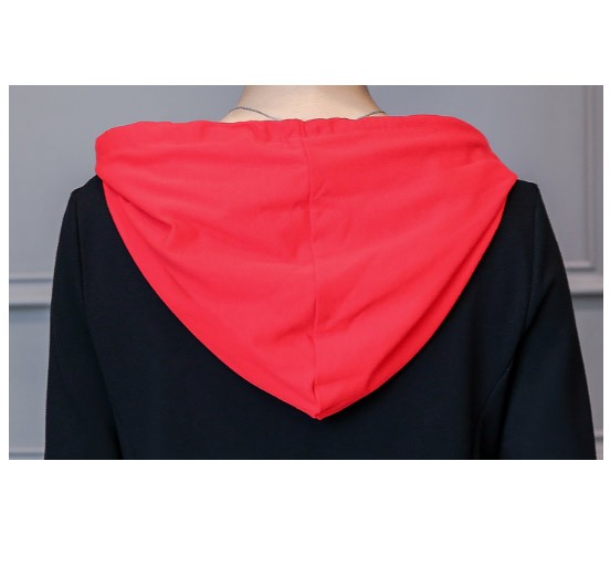 レディース　パーカーワンピース　フード付き　ミニ丈　スカート　カジュアル　キュート　可愛い　フェミニン　セクシー　きれいめ　上品　エレガント　おしゃれ　お出かけ　デイリー　お呼ばれ　ブラック　黒色　L　XL　XXL　XXXL　XXXXL　5XL　大きいサイズ　送料無料