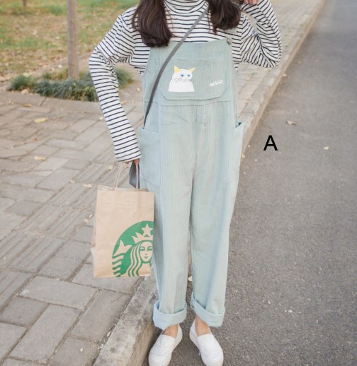 レディース　コーデュロイパンツ　オーバーオール　サロペット　ボトムス　カジュアル　キュート　可愛い　フェミニン　セクシー　きれいめ　エレガント　おしゃれ　お出かけ　お呼ばれ　フリーン　ピンク　緑　フリーサイズ　ワンサイズ　送料無料