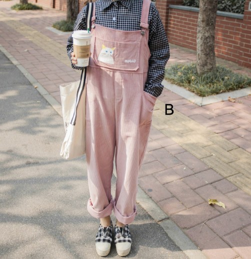 レディース　コーデュロイパンツ　オーバーオール　サロペット　ボトムス　カジュアル　キュート　可愛い　フェミニン　セクシー　きれいめ　エレガント　おしゃれ　お出かけ　お呼ばれ　フリーン　ピンク　緑　フリーサイズ　ワンサイズ　送料無料