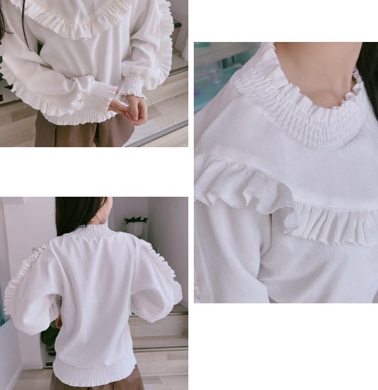 レディース　コーデュロイ　シャツ　ブラウス　フリル　トップス　カジュアル　キュート　大人　可愛い　フェミニン　セクシー　おしゃれ　お出かけ　デイリー　イエロー　ピンク　ホワイト　黄色　白　フリーサイズ　ワンサイズ　送料無料