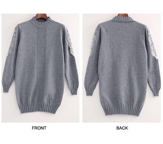 レディース　ニット　セーター　シングルネック　長袖　ロングスリーブ　秋　冬　トップス　カジュアル　キュート　大人　可愛い　フェミニン　おしゃれ　お出かけ　デイリー　ホワイト　グレー　ワインレッド　グリーン　ブラック　M　L　サイズ　送料無料