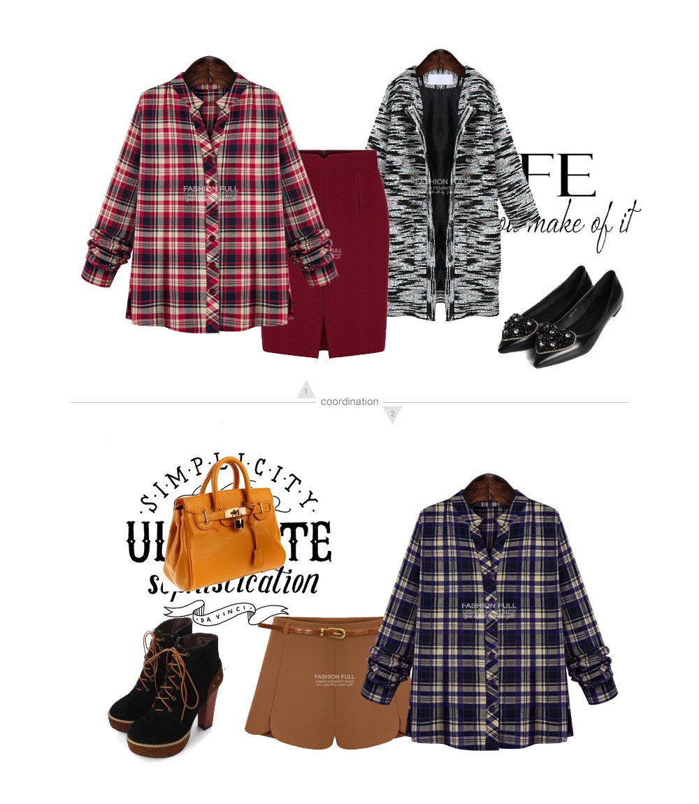 シャツ　春　長袖　レディース　ボタンダウンシャツ　送料無料　 カジュアル トップス　ブラウス　チェックシャツ