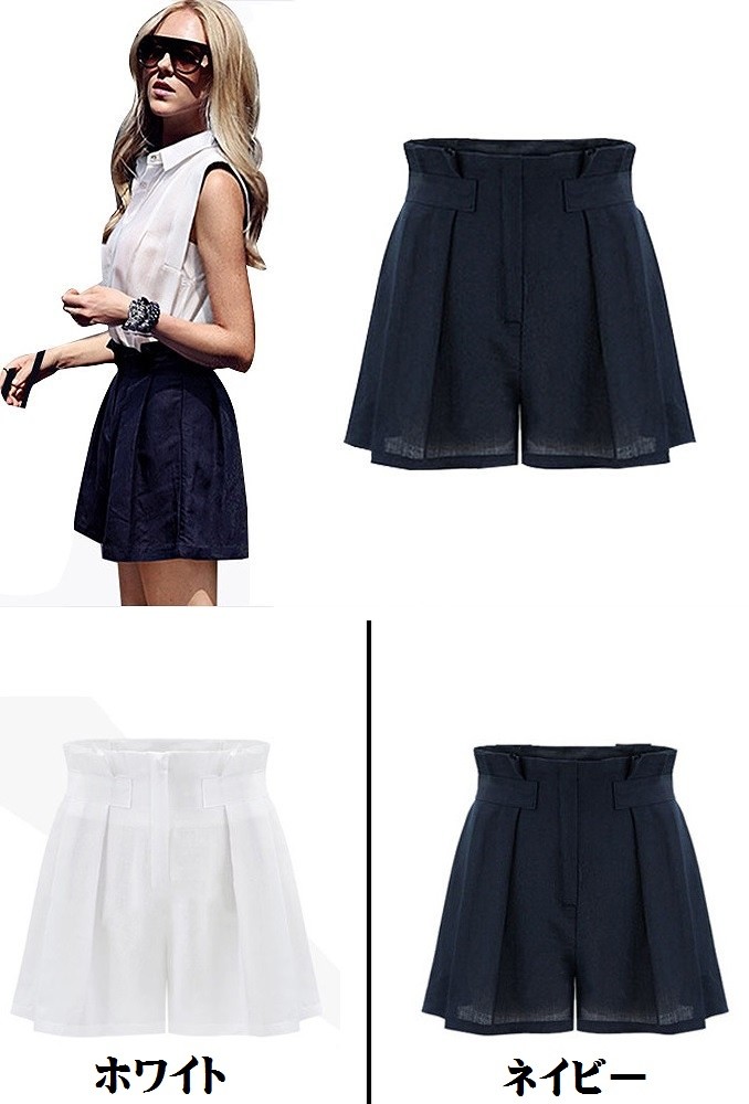 レディース　ボトムス　パンツ　ショートパンツ　大人可愛い　シンプル　カジュアル　万能　春　夏　送料無料