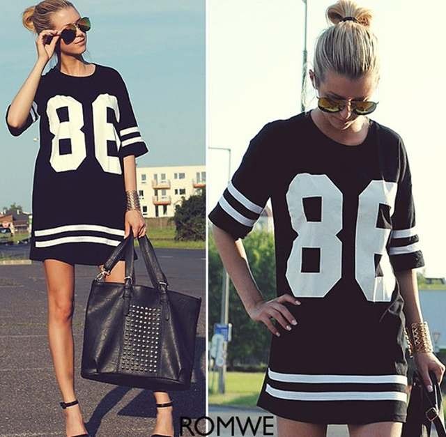 レディース　ワンピース　スカート　ミニ　Tシャツ　半袖　春　夏　カジュアル　ロゴ　ブラック　ホワイト　送料無料