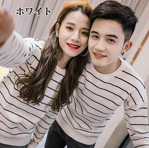 メンズ　レディース　ニットセーター　クルーネック　プルオーバー　ストライプ　スリム　トップス　ストリート　カジュアル　普段着　デイリー　おしゃれ　ホワイト　ブラック　送料無料