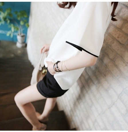 レディース　ファッション　女性　かわいい　ビッグヤード　ラウンドネック　Ｔシャツ　半袖　ルーズ　大人カジュアル　夏　外出　アウトドア　レジャー　ホワイト　送料無料