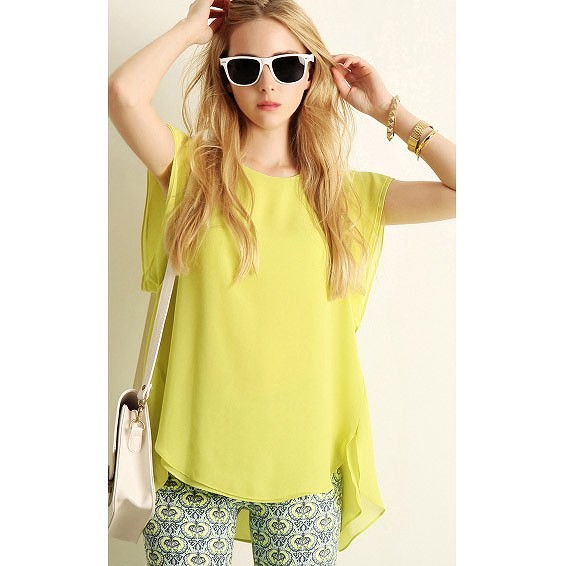 レディース　ファッション　トップス　ボトムス　シンプル　ラウンドネック　カットソー　ノースリーブ　ロングパンツ　かわいい　おしゃれ　大人カジュアル　春　夏　秋　買い物　外出　普段着　イエロー　送料無料