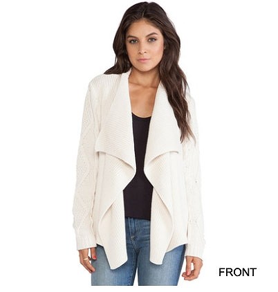 レディース　ファッション　ニットジャケット　ラペルカーディガン　長袖　透かし編み　夏　大人カジュアル　かわいい　キュート　旅行　買い物　デート　外出　普段着　ホワイト　送料無料