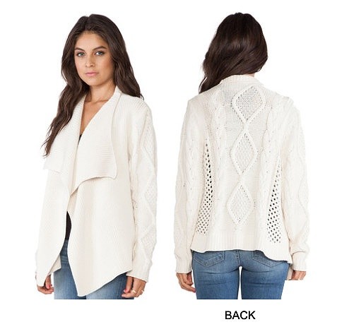 レディース　ファッション　ニットジャケット　ラペルカーディガン　長袖　透かし編み　夏　大人カジュアル　かわいい　キュート　旅行　買い物　デート　外出　普段着　ホワイト　送料無料