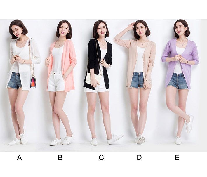 レディース　カーディガン　ロング　薄手　長袖　UV対策　大きいサイズ　無地　シンプル　ロングカーデ　冷房対策　大人カジュアル　フェミニン　普段着　おしゃれ　デート　リゾート　ホワイト　ピンク　ブラック　ベージュ　パープル　送料無料